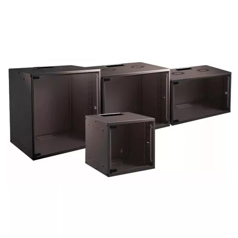 Sieninis stovas EFB Elektronik WGB-1906TS.60 6U, juodas, maks. apkrova 80 kg