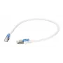 Tinklo kabelis EFB Elektronik K5539WS.1 Cat6a S/FTP (S-STP) Baltas 1 m RJ-45