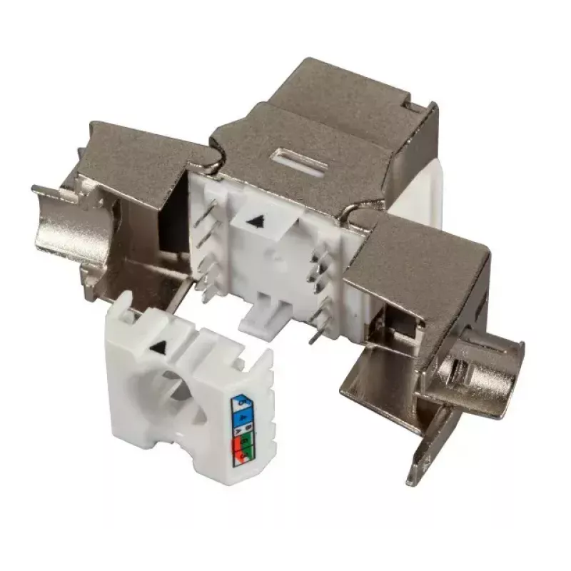 Keystone modulis EFB Elektronik E-20092 Plokščias Sidabrinis RJ-45