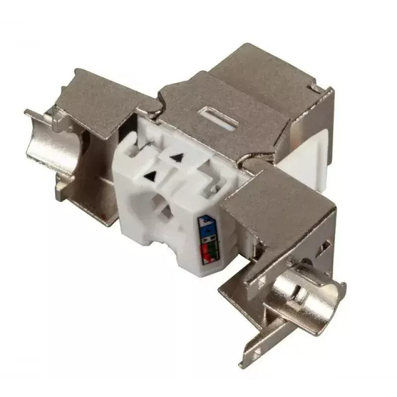 Keystone modulis EFB Elektronik E-20092 Plokščias Sidabrinis RJ-45