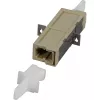 Skaidulinės optikos adapteris EFB Elektronik E-2000 (PC) daugiamodis smėlio spalvos, 42×9,3×13 mm