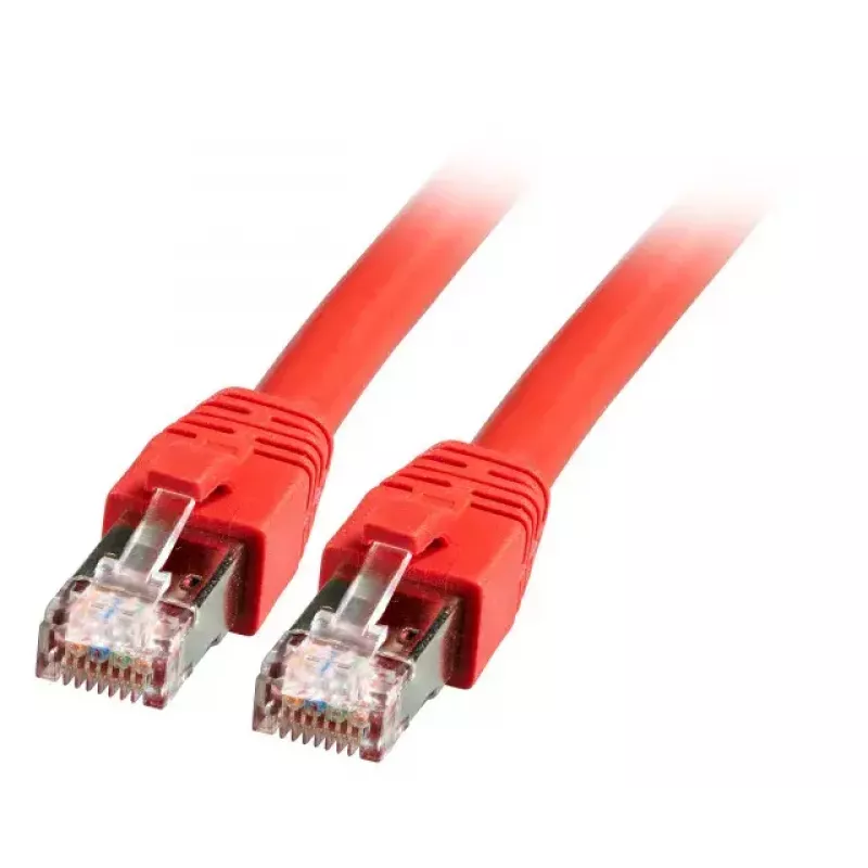 Tinklo kabelis EFB Elektronik K5528RT.7.5 RJ-45 Cat8.1 7.5 m Raudonas