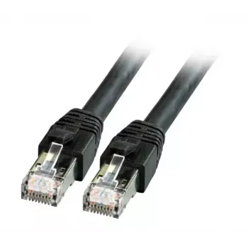 Tinklo kabelis EFB Elektronik RJ45 laidinis kabelis Cat8.1 7,5 m juodas