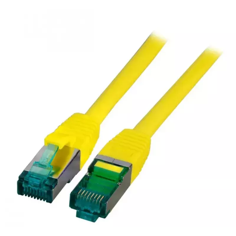 Tinklo kabelis EFB Elektronik MK6001.15Y RJ-45 Cat6a 15 m Geltonas