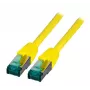 Tinklo kabelis EFB Elektronik MK6001.15Y RJ-45 Cat6a 15 m Geltonas