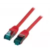Tinklo kabelis EFB Elektronik MK6001.7,5R RJ-45 Cat6a 7.5m Raudonas