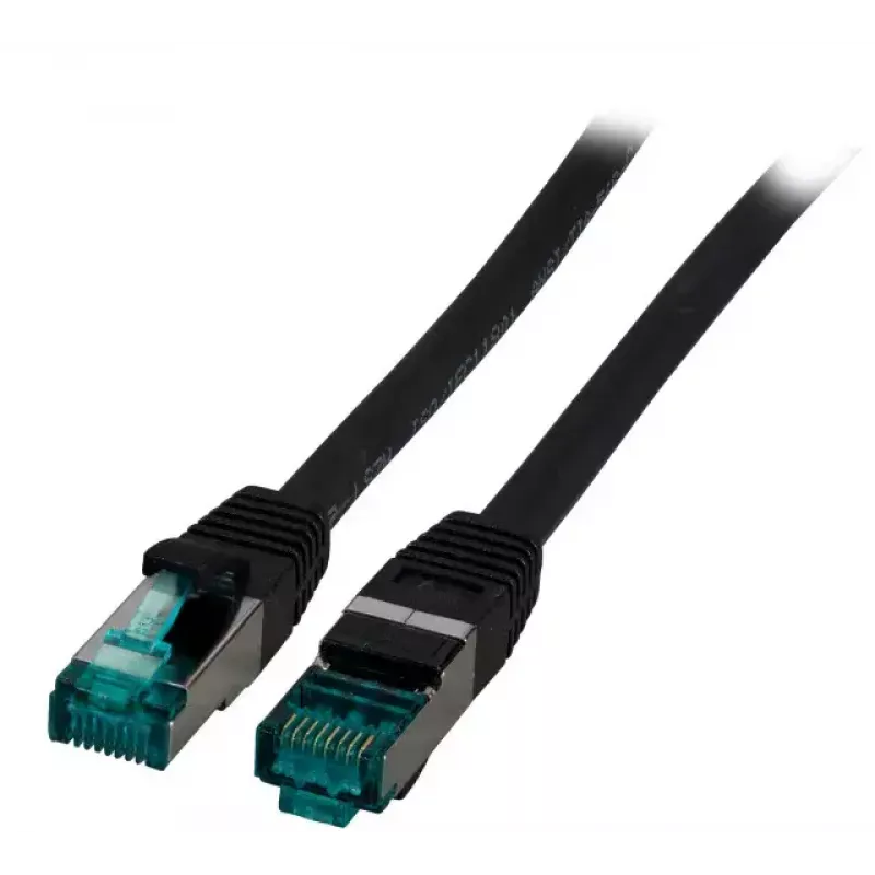 Tinklo kabelis EFB Elektronik MK6001.25B RJ-45 Cat6a 25 m Juodas