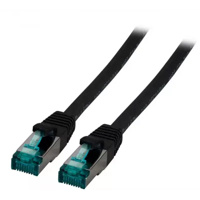 Tinklo kabelis EFB Elektronik MK6001.25B RJ-45 Cat6a 25 m Juodas
