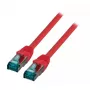 Tinklo kabelis EFB Elektronik MK6001.40R RJ-45 Cat6a 40 m raudonas