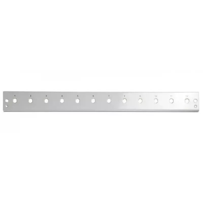Skirstomojo skydo priedas EFB Elektronik VSB-FP-12ST-S — 1U stovo tvirtinimas optiniams kabeliams (ST, montuojamas stove)