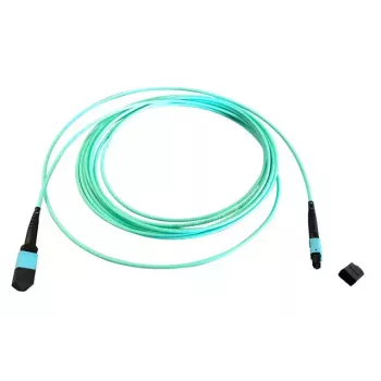 Skaidulinis optinis MTP kabelis EFB Elektronik MTPF12MTPFOM3-2-A — OM3, 2 m, 50 µm, Aqua
