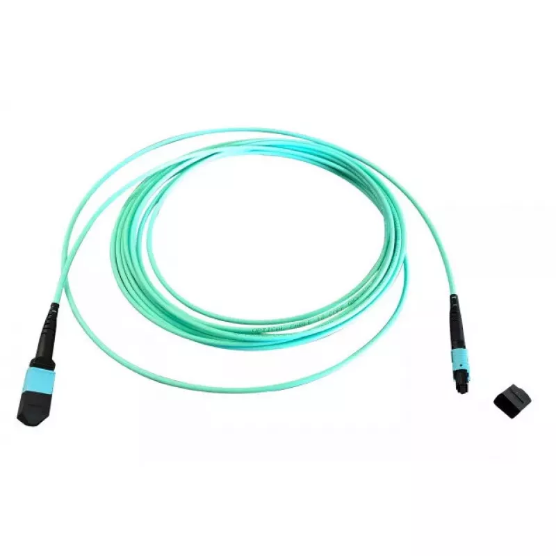 Šviesolaidinis MTP kabelis EFB Elektronik MTPF12MTPFOM3-5-A — OM3, 50 µm, 5 m, akvamarino