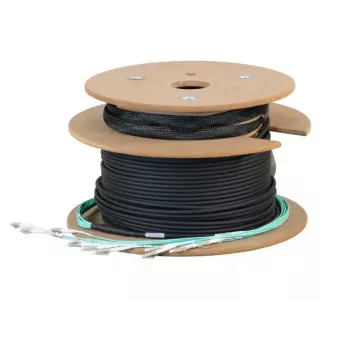 Šviesolaidinis kabelis EFB Elektronik O8342L200OM3 200 m 12x LC U-DQ(ZN) BH juoda