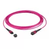 Šviesolaidinis kabelis EFB Elektronik MTPF72MTPFOM4-15-A 15 m OM4 MTP–MTP violetinis