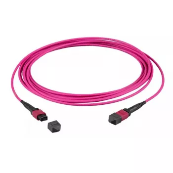Šviesolaidinis kabelis EFB Elektronik MTPF72MTPFOM4-15-A 15 m OM4 MTP–MTP violetinis