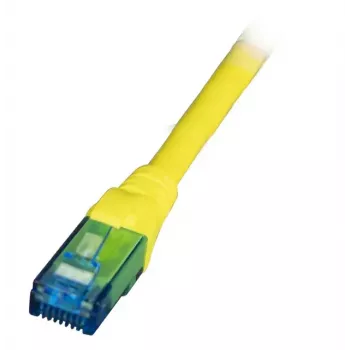 Tinklo komutacinis kabelis EFB Elektronik K8109GE.1 Cat6a U/UTP RJ-45 į RJ-45 Geltonas 1 m