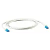 Tinklo kabelis Cat6a U/UTP, EFB Elektronik K8109WS.0, 0,5 m, RJ-45 į RJ-45, paauksuoti kontaktai, baltas