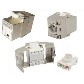 „EFB Elektronik“ E-20093 rakto modulis, plokščias, sidabrinis, RJ-45 jungtis