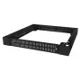 Rack plinth EFB Elektronik 691750TS.88PB, plieninis korpusas, 800×800×100 mm, juoda