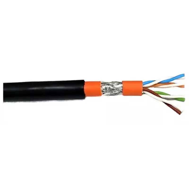 Tinklo kabelis EFB Elektronik 99733.25-CPR Cat7 S/FTP (S-STP) 25 m juodas