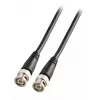 Bendraašis kabelis EFB Elektronik K8360.3V2 RG-59, 3 m, BNC–BNC, juodas