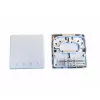Tinklo jungiamoji dėžutė EFB Elektronik FTTH-BOX-IN-6, plastikinis korpusas, 80×80×28 mm, balta