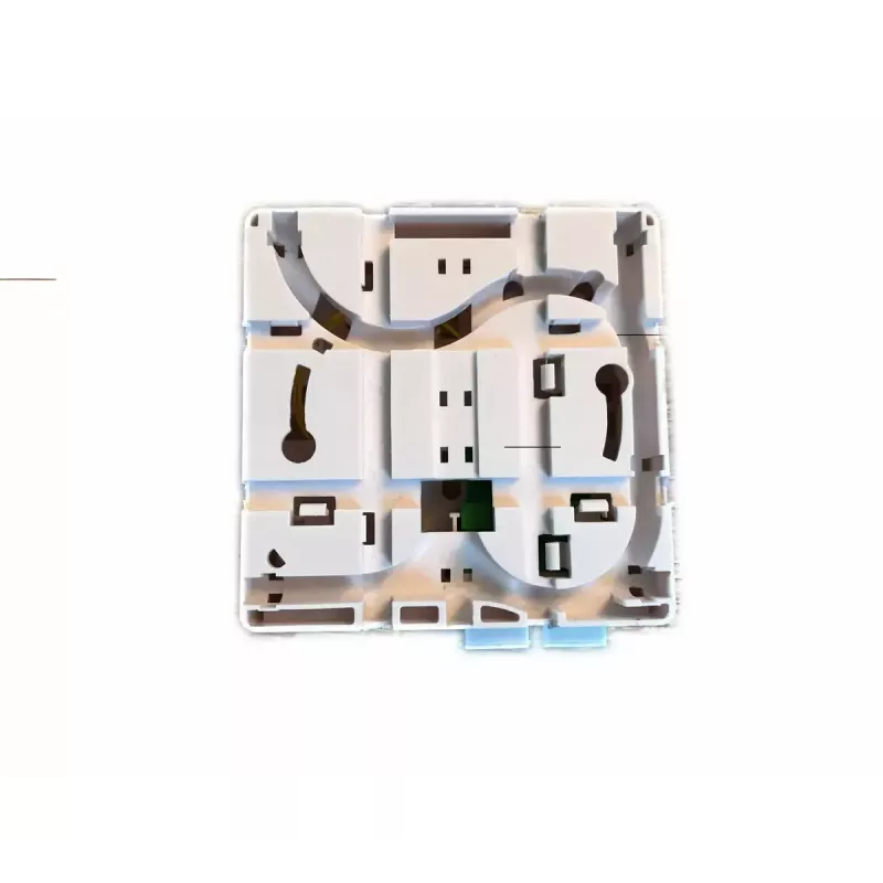 Tinklo jungiamoji dėžutė EFB Elektronik FTTH-BOX-IN-6, plastikinis korpusas, 80×80×28 mm, balta