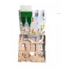 Tinklo jungiamoji dėžutė EFB Elektronik FTTH-BOX-IN-6, plastikinis korpusas, 80×80×28 mm, balta