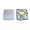 Tinklo jungiamoji dėžutė EFB Elektronik FTTH-BOX-IN-6, plastikinis korpusas, 80×80×28 mm, balta