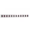 Patch panel accessory EFB Elektronik SB-FP-12SC-D-V-OM3 — 1U rack mount, 12 SC, Pilka, 432×13×43.5 mm