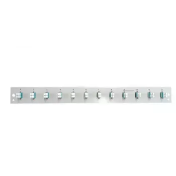 Pataisų skydo priedas EFB Elektronik SB-FP-12SC-S-OM4, 1U stovo montavimas, 12 SC OM4, 432×13×43,5 mm, pilka
