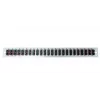 Skiestuvų skydelio priedas EFB Elektronik SB-FP-24SC-D-V-OM4 — 1 U stovo montavimas, 432×13×43,5 mm, pilka