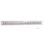 Patch panel accessory EFB Elektronik SB-FP-24SC-S-OM3 — 1U rack, 24 SC OM3 portai, pilka, 432×13×43,5 mm
