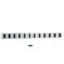 Patch panel accessory EFB Elektronik SB-FP-S-12SC-D-V-OS2 — 1U rack mount, 12 SC fiber ports, 432×13×43.5 mm