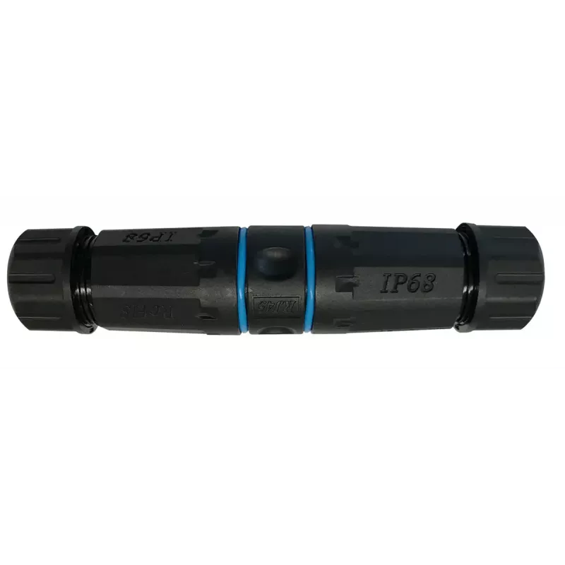 RJ45 Cat.6 IP68 adapteris EFB Elektronik modelis IP68DFKRJ45WP — vandeniui atspari Ethernet jungtis