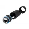 RJ45 Cat.6 IP68 adapteris EFB Elektronik modelis IP68DFKRJ45WP — vandeniui atspari Ethernet jungtis