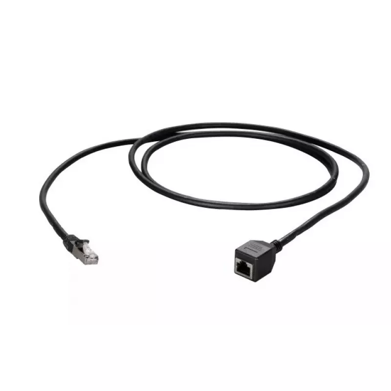 Tinklo kabelis EFB Elektronik K5546SW.10 RJ-45 Cat6a 10 m juodas