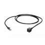 Tinklo kabelis EFB Elektronik K5546SW.10 RJ-45 Cat6a 10 m juodas