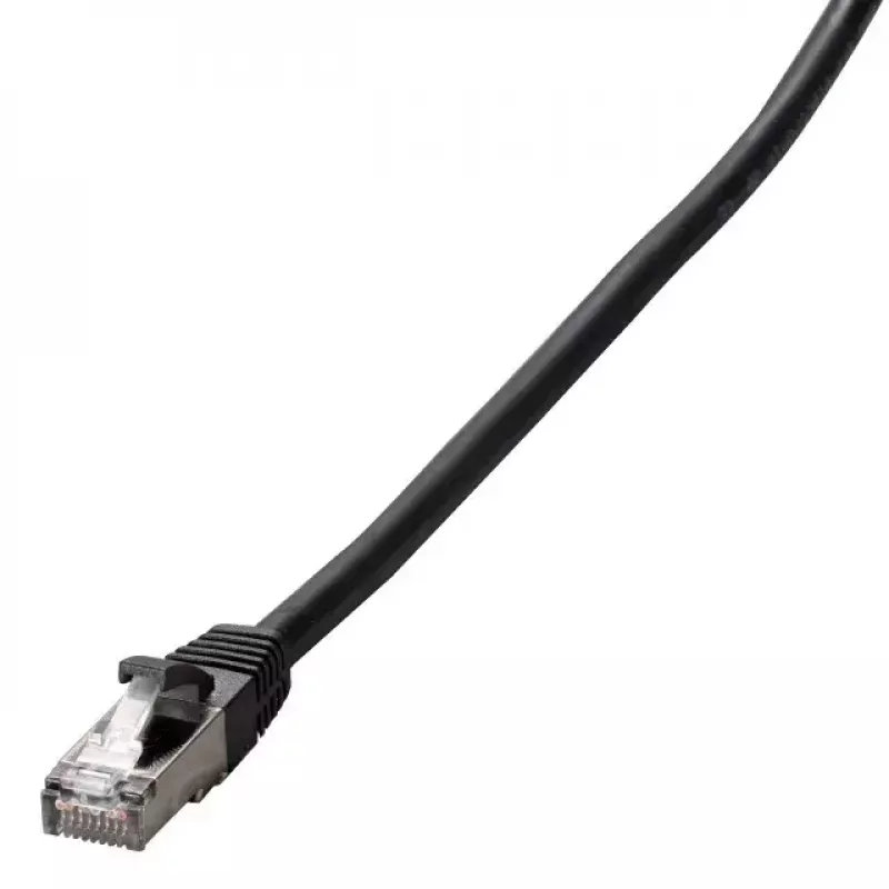 Tinklo kabelis EFB Elektronik K5546SW.5 RJ-45 Cat6a 5 m Juodas