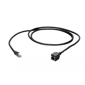 Tinklo kabelis EFB Elektronik K5546SW.5 RJ-45 Cat6a 5 m Juodas