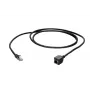 Tinklo kabelis EFB Elektronik K5546SW.5 RJ-45 Cat6a 5 m Juodas