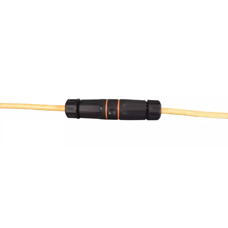 EFB Elektronik IP68DFKRJ456AWP laido jungtis 2x RJ-45 Juoda