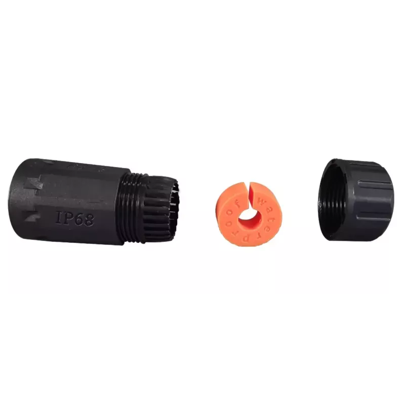 EFB Elektronik IP68DFKRJ456AWP laido jungtis 2x RJ-45 Juoda