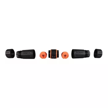 EFB Elektronik IP68DFKRJ456AWP laido jungtis 2x RJ-45 Juoda