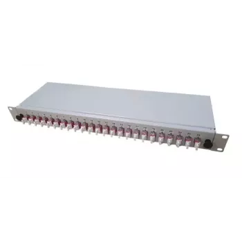 Sujungimo dėklas EFB Elektronik B65901.12OM4, 12 sujungimų talpa, pilkas, vidaus, 482×170×44 mm