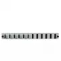 Patch panel accessory EFB Elektronik SB-FP-6SC-D-V-OS2 — 1U rack, 432×13×43,5 mm, pilka