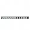 Skirstymo skydelio priedas EFB Elektronik SB-FP-6SC-S-OS2 — 1U stovo montavimas, 432×13×43,5 mm, pilkas