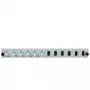 Skirstymo skydelio priedas EFB Elektronik SB-FP-6SC-S-OS2 — 1U stovo montavimas, 432×13×43,5 mm, pilkas