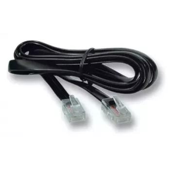 Telefono laidas EFB Elektronik K2406SW.2 2m juodas