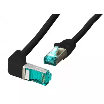 Tinklo kabelis EFB Elektronik MK6001W.0,5B 0,5 m Cat6a S/FTP juodas